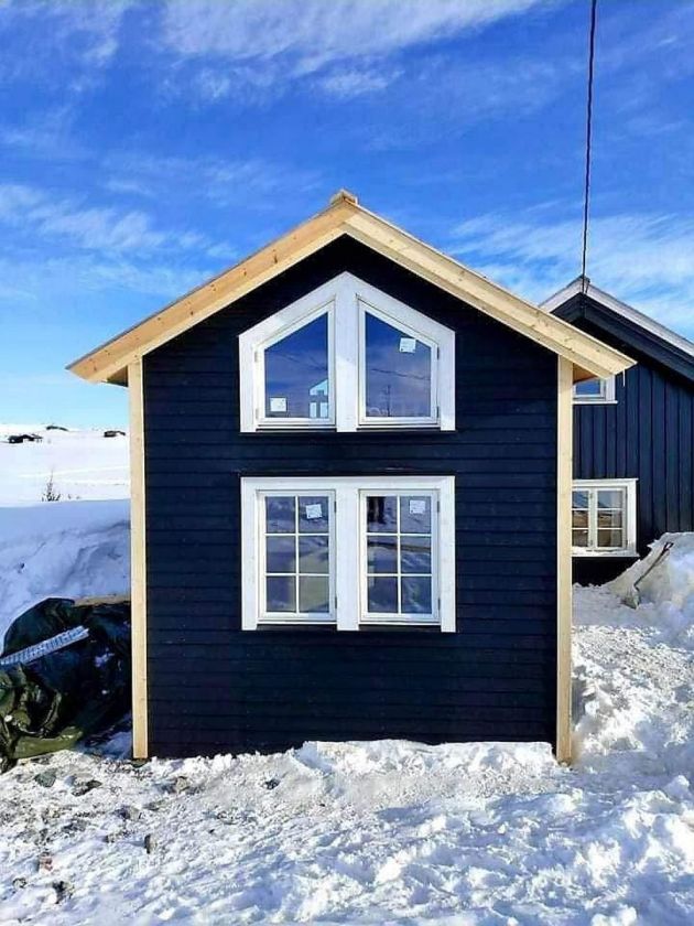 Domek drewniany do 35 m² wykonany z drewna konstrukcyjnego
